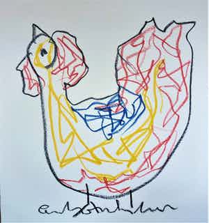 Anton Heyboer - De oervogel verkocht voor € 225!