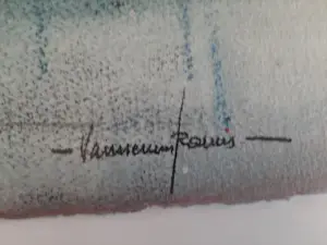 Francis Vannerum - Zeefdruk, Abstracte, Fantasie voorsteling. kopen? Bied vanaf 60!
