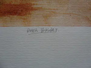 Paul Basart - Zeefdruk, titel, " Echo van de roos ". kopen? Bied vanaf 35!