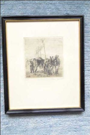 Romain Malfliet - Trio gelimiteerde etsen getiteld "Bomen vellen" - "Rust" en "Begijnhof Brugge" kopen? Bied vanaf 1!