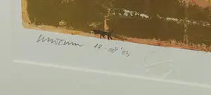 Ad Arma - Gemengde techniek (Unicum), Ballachrishnan's India Map - Ingelijst ( kopen? Bied vanaf 50!
