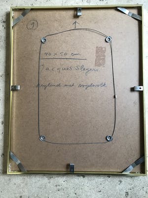 Jacques Slegers - Bergland met vogelwolk kopen? Bied vanaf 90!