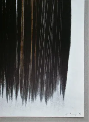 Hans Hartung - Pastel P. 1960-76 - Offsetlithografie gesigneerd - 1961 kopen? Bied vanaf 120!