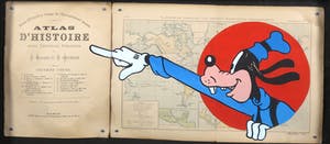 Jan Bollaert - Acryl op landkaart, Goofy - Ingelijst kopen? Bied vanaf 50!