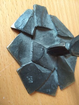 Corry Ammerlaan - set van 2 kleine kandelaars (verbronsd) kopen? Bied vanaf 15!