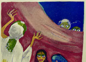 Kees van Dongen - Gravure uit 10010 nacht: 'La surprise du marchand de Damas ' kopen? Bied vanaf 5!