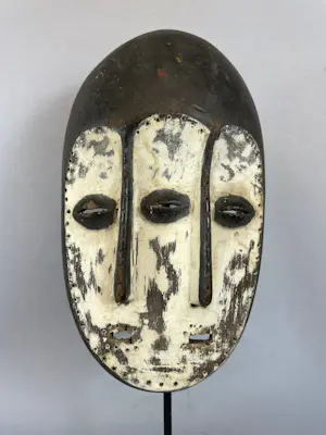 Lega - 221116 - African twin mask from the Lega Bwami - Congo. kopen? Bied vanaf 45!