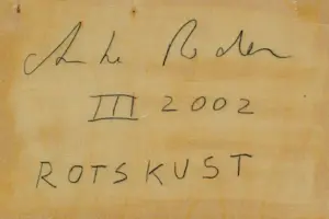 Anke Roder - Olieverf en wax op paneel: "Rotskust" - 2002 kopen? Bied vanaf 1495!