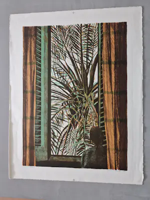 Joost Minnigh - Rotterdams graficus en beeldend kunstenaar - grote kleuren Litho - bep.oplage kopen? Bied vanaf 65!
