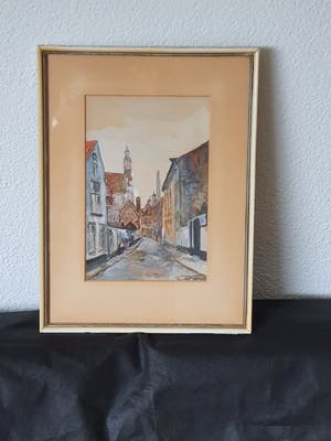 Niet of onleesbaar gesigneerd - Straat in Lier (bij Antwerpen) kopen? Bied vanaf 1!