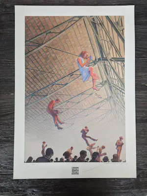 François Schuiten - “In het teken van avontuur”: Affiche van de Boekenbeurs van Brussel (2005) kaufen? Bieten Sie von 150!