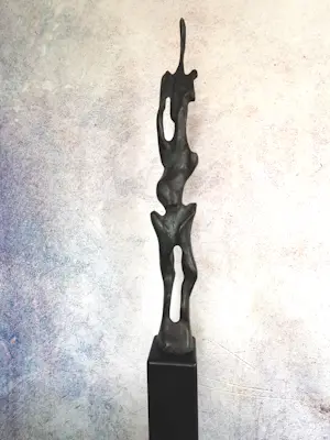 Ety Bagchus - Etienne groot Brons abstract sculptuur Apeldoorn - Lommel kopen? Bied vanaf 800!