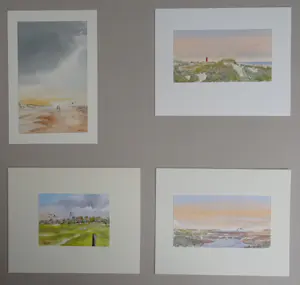 Franklin Meijer - Texel - 4 x aquarelstudies kopen? Bied vanaf 35!