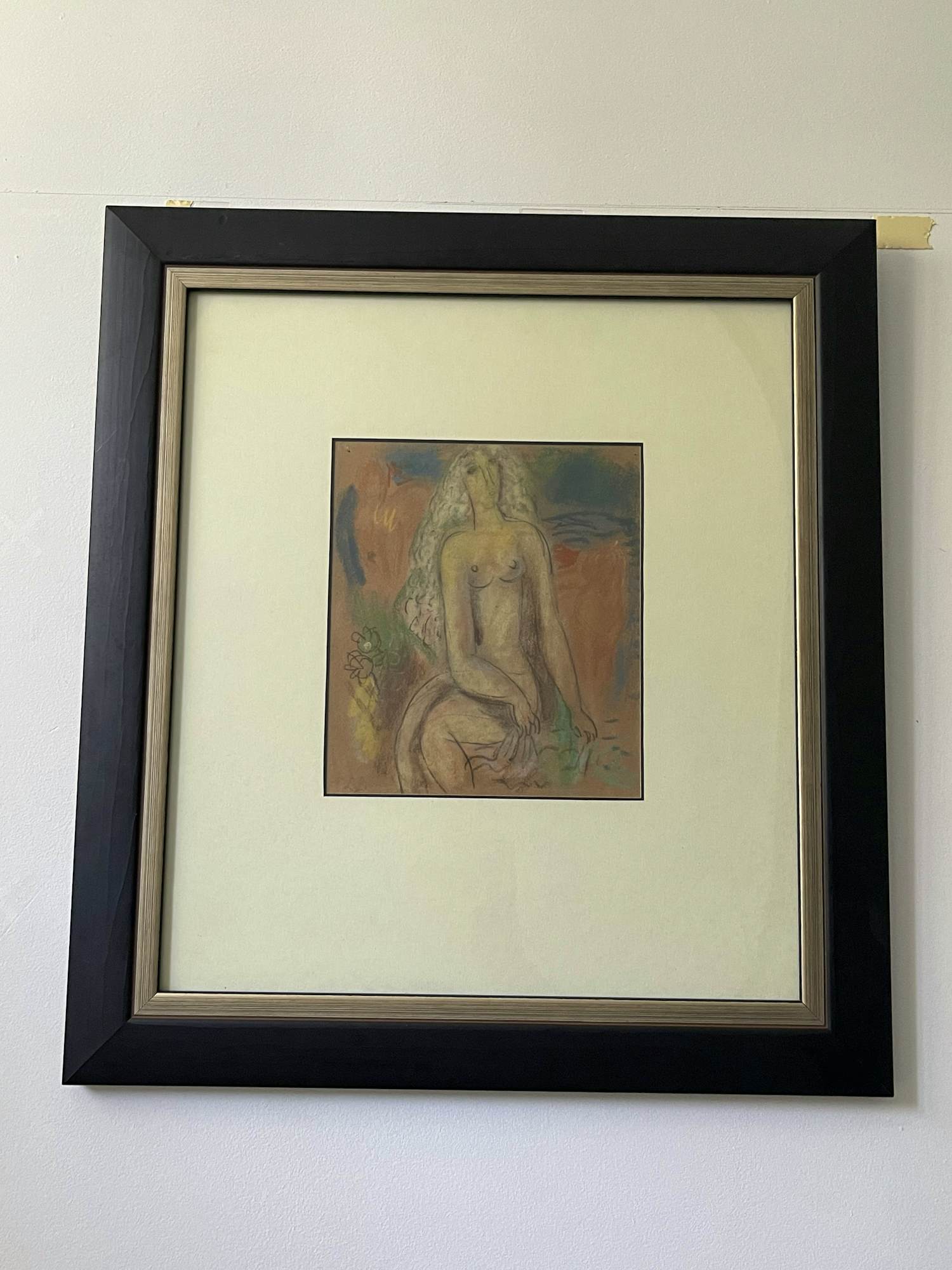 Leo Gestel - Zittende dame - naakt verkocht voor € 1250!