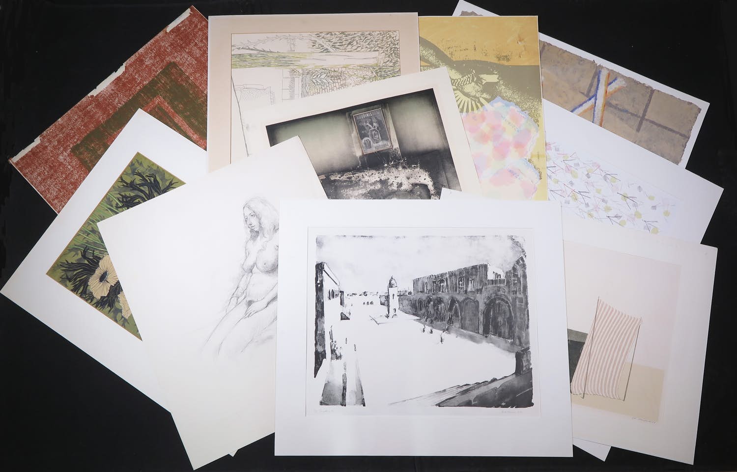 Aimee Crince le Roy - en andere - Lot van 10 werken op papier. kopen? Bied vanaf 1!