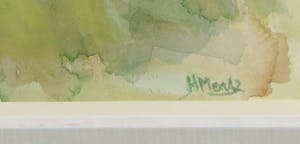 Hetty Mertz - Aquarel, Boslandschap - Ingelijst kopen? Bied vanaf 20!