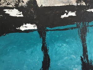 John Foppen - Cold Winter.....# K02. DipTych . GROOT. kopen? Bied vanaf 195!