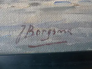 Niet of onleesbaar gesigneerd - Schilderij, Landschap met molens. kopen? Bied vanaf 1!