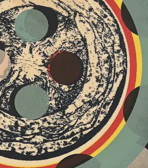 Rinke Nijburg - Zeefdruk ‘Once in a blue moon’ kopen? Bied vanaf 75!