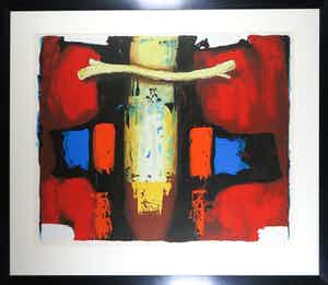 Hans Vanhorck - Zeefdruk, Orenda - Ingelijst (Zeer Groot) verkocht voor € 50!