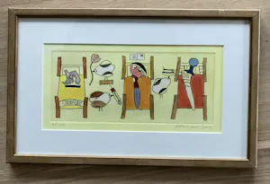 Ellen van Toor - Handgekleurde Ets kopen? Bied vanaf 35!