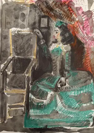 Pablo Picasso - Kleuren lithografie, “Femme assise”. kaufen? Bieten Sie von 79!