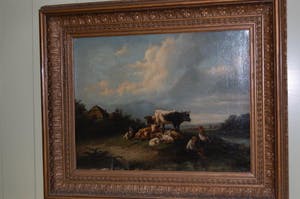 Jan Kobell (III) - Landschap met koeien kopen? Bied vanaf 4000!