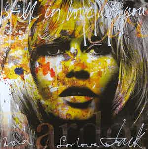 Jack Liemburg - Gemengde techniek op doek, Still in love with you (Zeer groot) verkocht voor € 600!