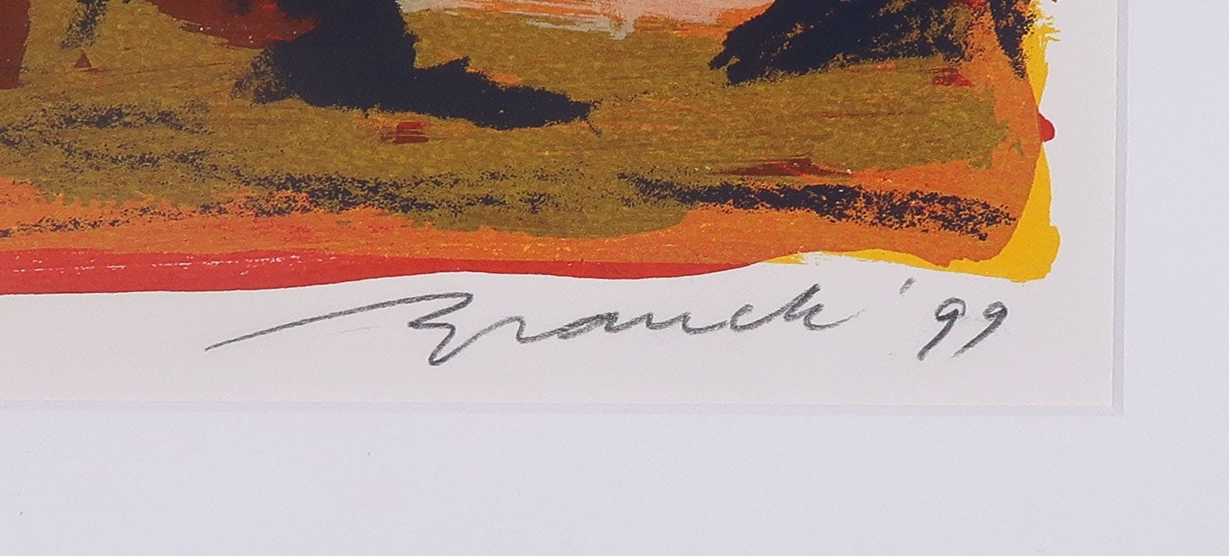 Willem Brauck - Zeefdruk, Landschap kopen? Bied vanaf 35!