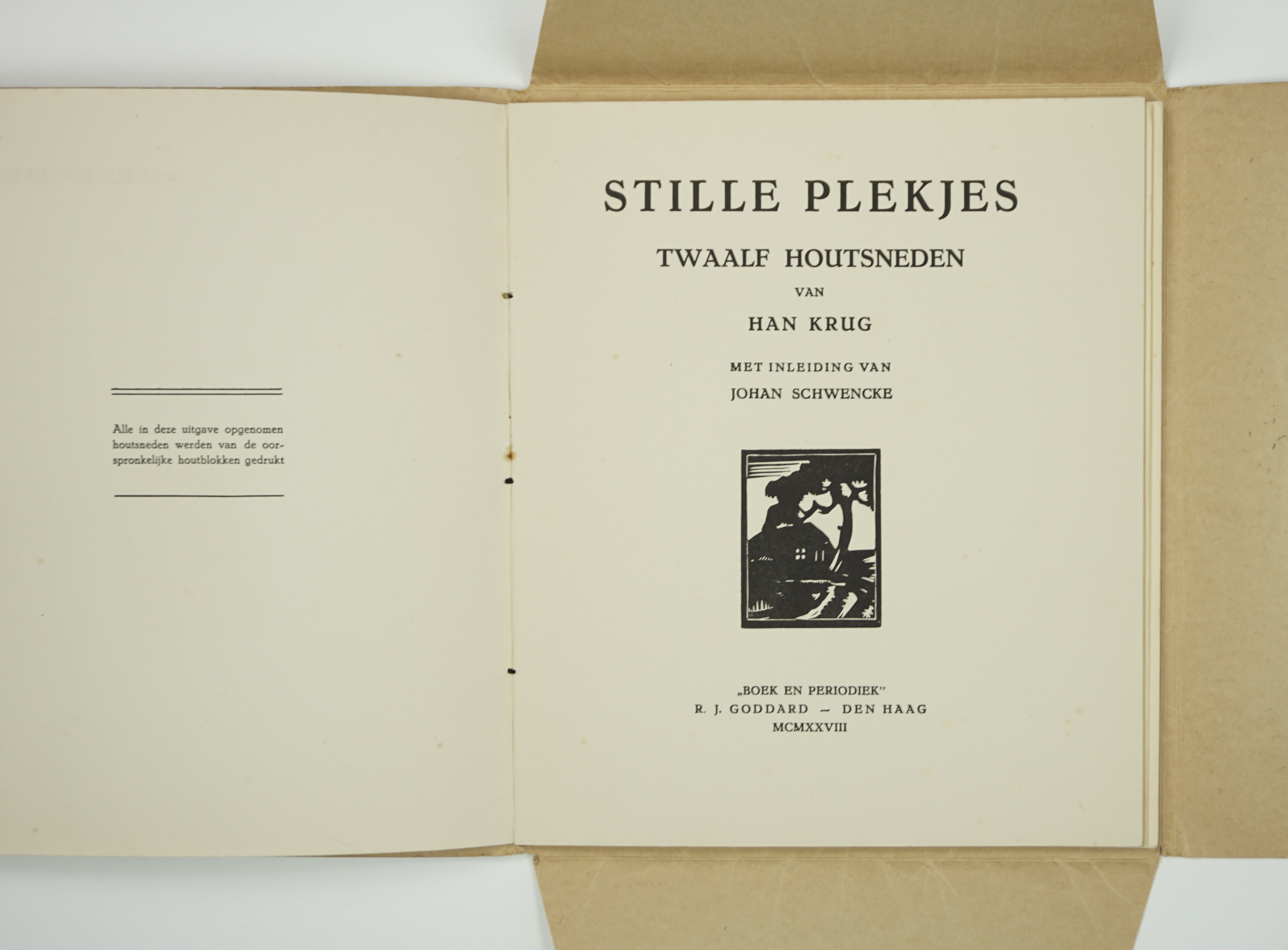 Han Krug - 12 houtsneden - Stille plekjes -1928 kopen? Bied vanaf 60!