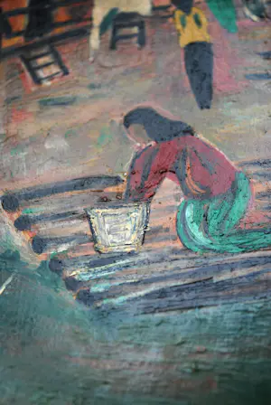 Aquilla Agnes Seekings - Singapore/Maleisië - olieverfschilderij ca. 1966 kopen? Bied vanaf 150!