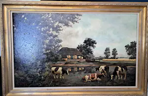 AcheterWillem de Kok - Grazende koeien in een landschap? Enchérissez de 175!