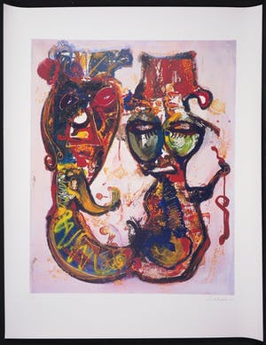 Jan te Wierik - Zeefdruk, Zonder titel kopen? Bied vanaf 50!