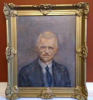 Niet of onleesbaar gesigneerd - Portret van Man - 1946 - gesigneerd kopen? Bied vanaf 1!