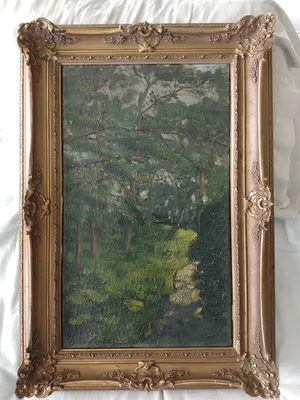 Cor Noltee - Impressionistisch boszicht kopen? Bied vanaf 90!