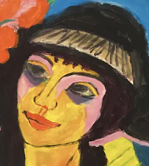 Ernst Ludwig Kirchner - Portret van Gerda kopen? Bied vanaf 150!