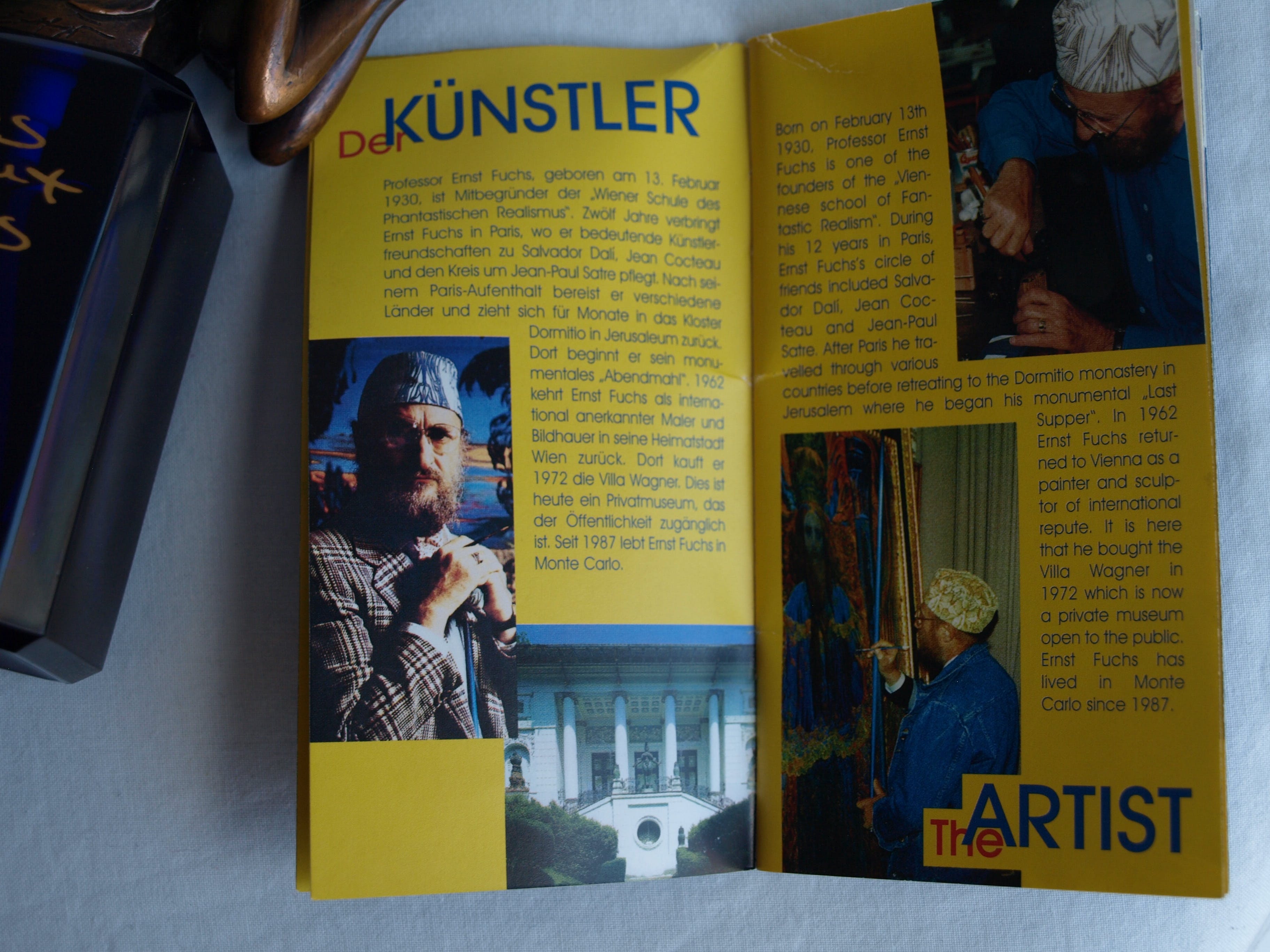 Ernst Fuchs - Bronzen beeld op parfumfles , Papagena – 1998  kopen? Bied vanaf 175!