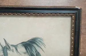 Carle Vernet - Handingekleurde litho drinkend paard kopen? Bied vanaf 20!