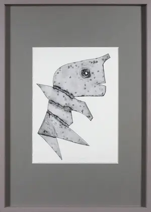 Reinhoud D'Haese - Aquatint metaaldruk, Petit dugong - Ingelijst kaufen? Bieten Sie von 1!