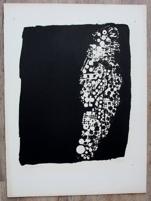 Piet van Stuivenberg - Litho: Abstracte compositie - 1965 kopen? Bied vanaf 39!