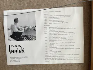 Bob Immink - BOB IMMINK (1930-1984) OLIEVERF OP DOEK "STILLEVEN" kopen? Bied vanaf 95!