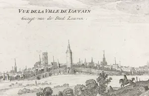 Philippe de Cantillon - Kopergravure, Vue de la Ville de Louvain kopen? Bied vanaf 35!