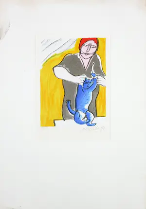 Corneille - Litho, Le chat qui danse kopen? Bied vanaf 1!