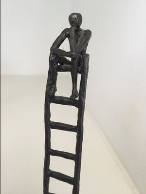 Corry Ammerlaan - Sculptuur “ De denkende mens “ kopen? Bied vanaf 55!