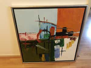 Niet of onleesbaar gesigneerd - Bijzonder werk, niet gesigneerd maar vermoedelijk van kunstenaar Klebe. verkocht voor € 10!