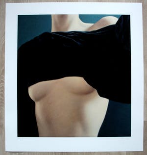 Willi Kissmer - Giclee van Willi Kissmer. Titel: Het zwarte shirt. Nummer: 12/50. Afmetingen gic kopen? Bied vanaf 110!