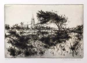 Simon Koene - Aan de rand van Westlands tuin verkocht voor € 20!