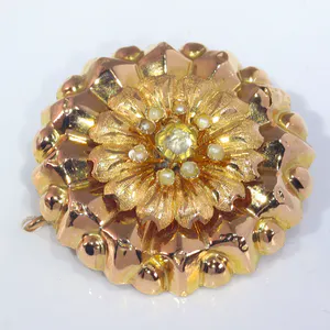 Vintage antique 18K gold brooch kopen? Bied vanaf 237!
