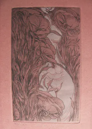 Buy Ernst Fuchs - MÄDCHENAKT in FLORALER UMGEBUNG . 15 / 20 signiert? Bid from 250!