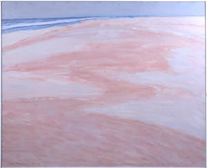 Paul Overhaus - Gouache, Breedstrand - Ingelijst kopen? Bied vanaf 1!